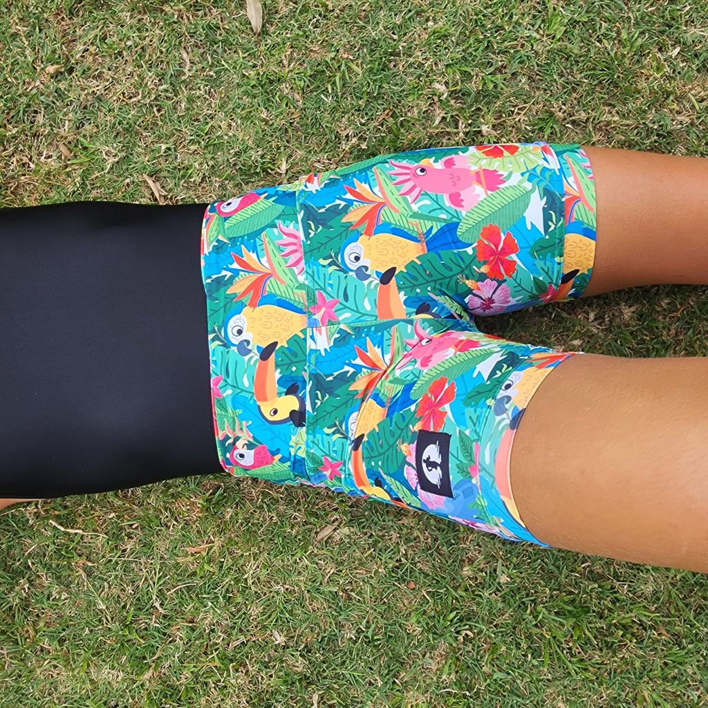 Kids High Waist Funky Pants - Fowl Play