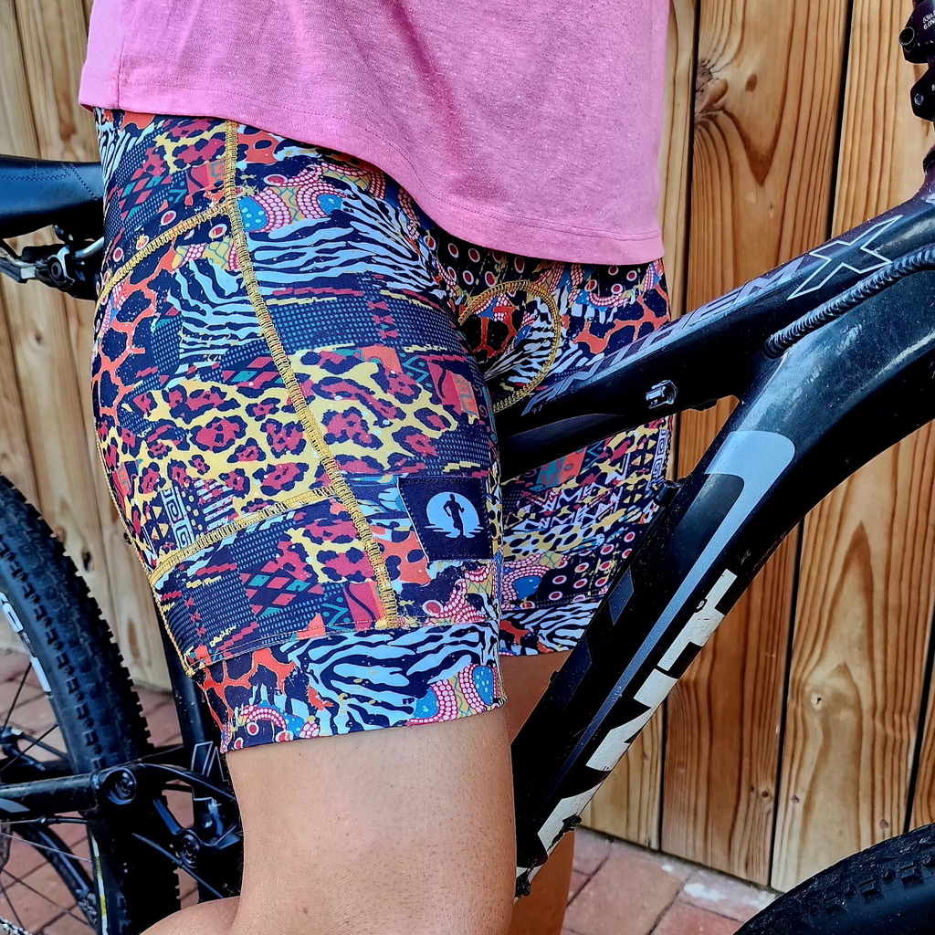 High Waist LADIES Cycling Shorts - Wild