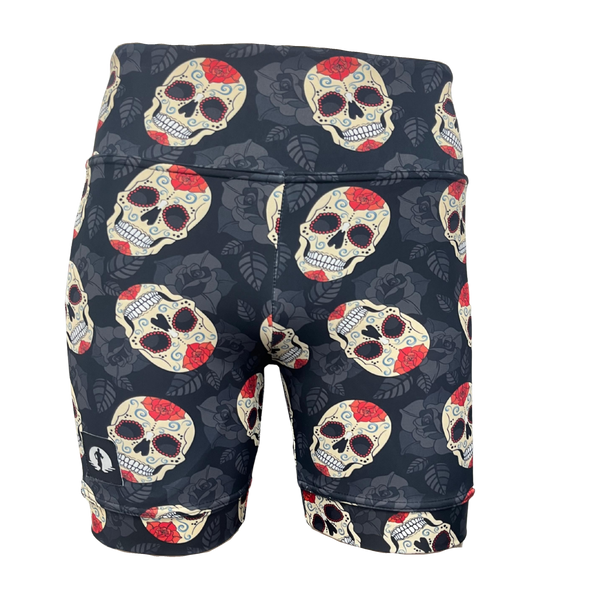 High Waist Funky Pants - Smiley Skulls - Funky Pants 