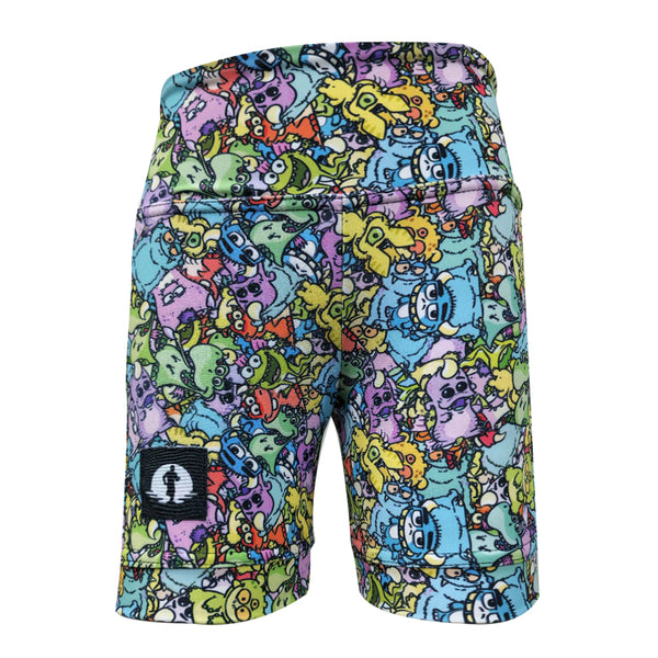 Kids High Waist Funky Pants - Monster Mites
