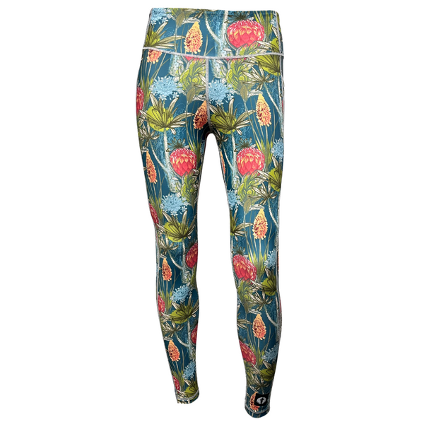 High Waist Full Length - Wild Flower