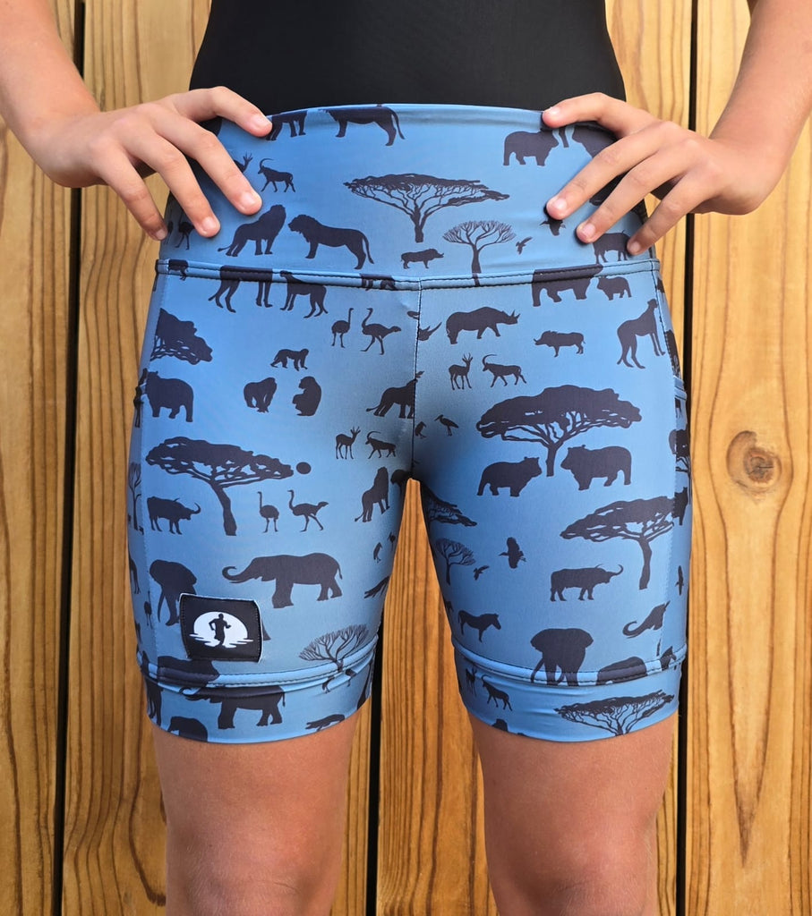 High Waist Funky Pants - Africa