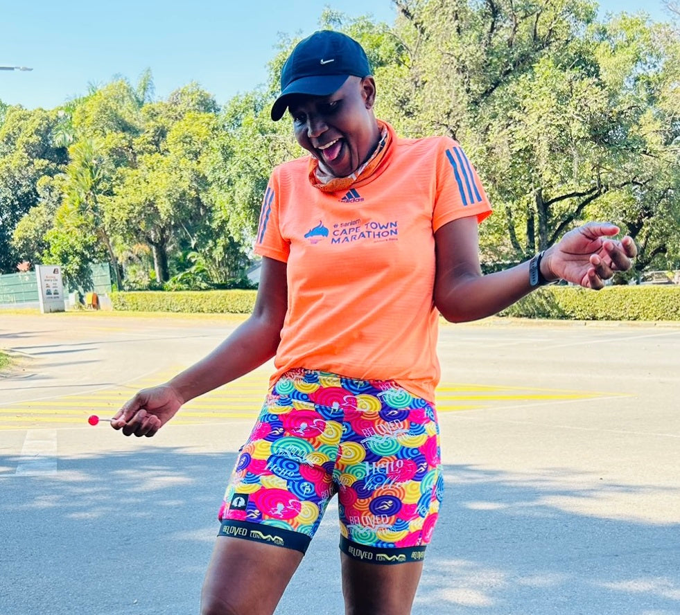 High Waist Funky Pants - Beloved Long Runs - Circles