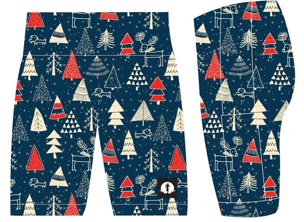 Kids High Waist Funky Pants - Christmas Cheer
