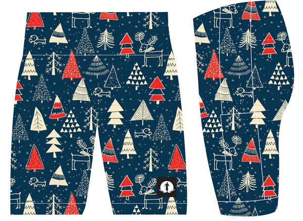 Kids High Waist Funky Pants - Christmas Cheer