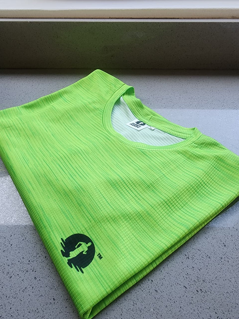 A Race T-Shirt - Green Melange