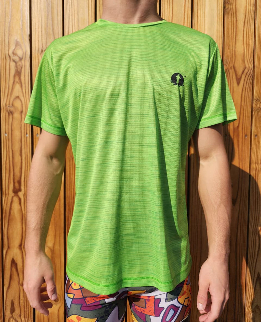 A Race T-Shirt - Green Melange