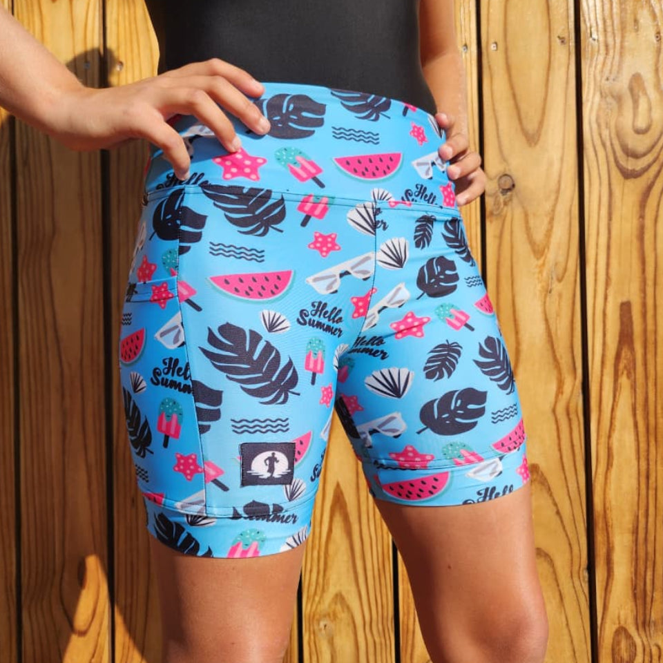 High Waist Funky Pants - Hello Summer