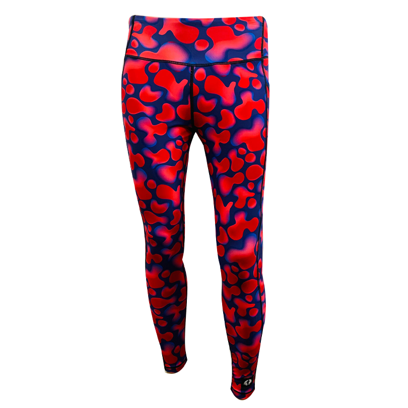 High Waist Full Length - Lava