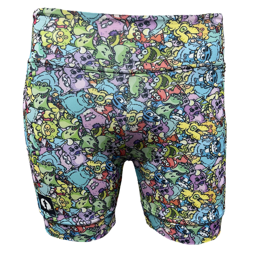 High Waist Funky Pants - Monster Mites