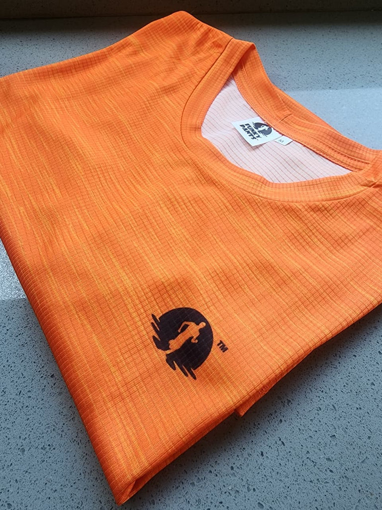 A Race T-Shirt - Orange Melange