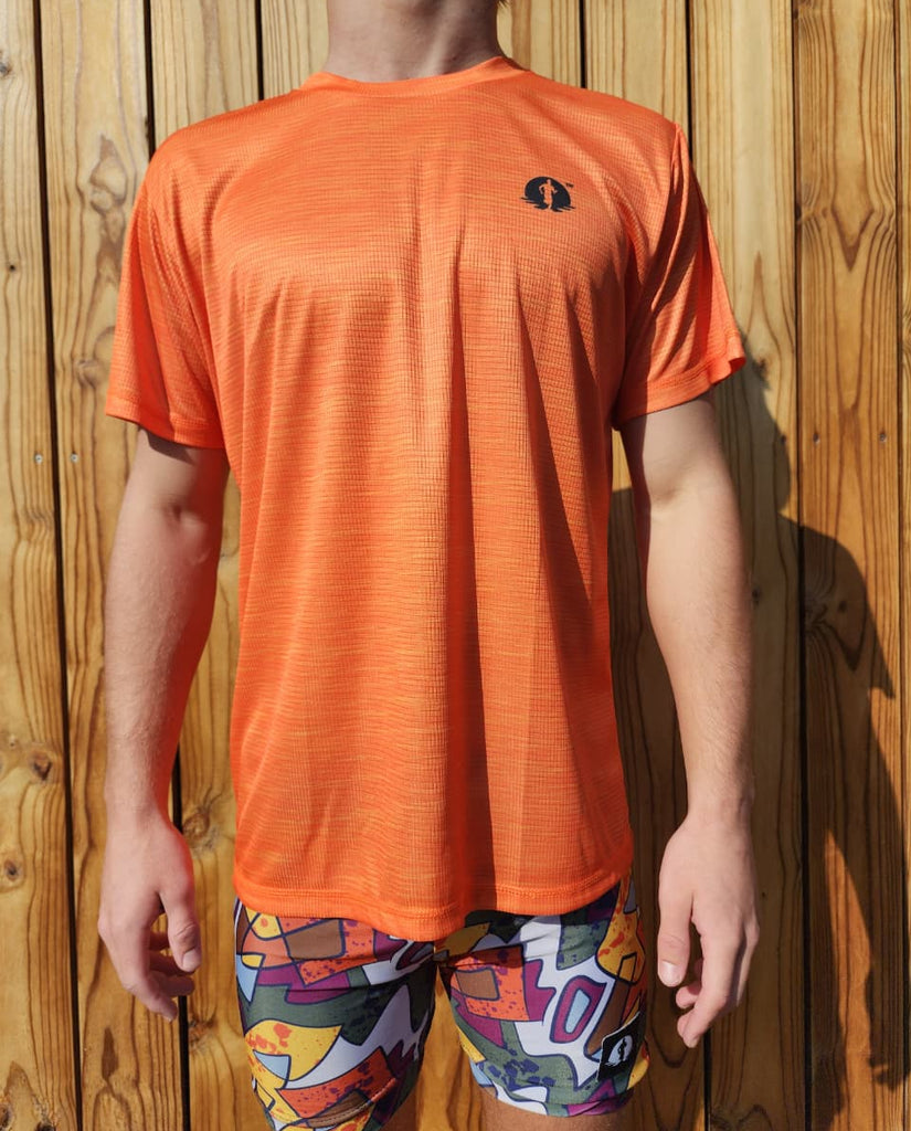 A Race T-Shirt - Orange Melange
