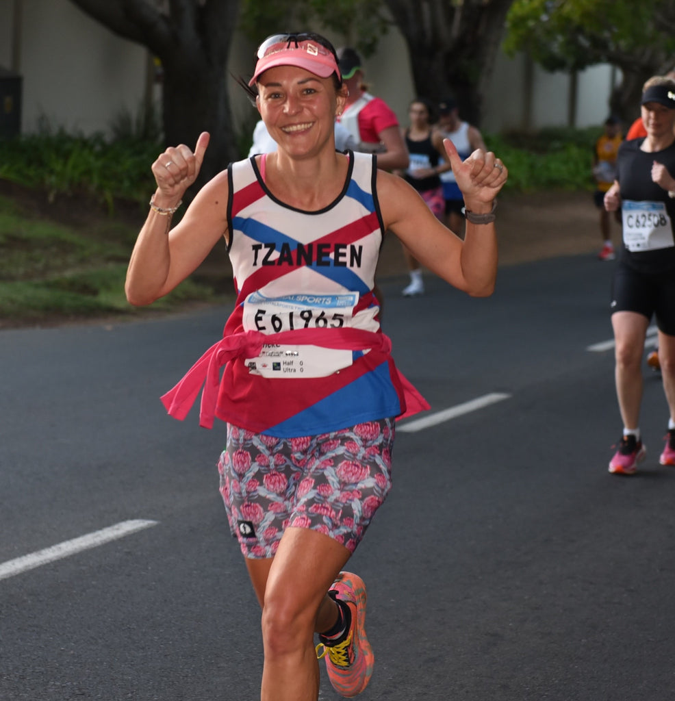 High Waist Funky Pants - Pink Protea