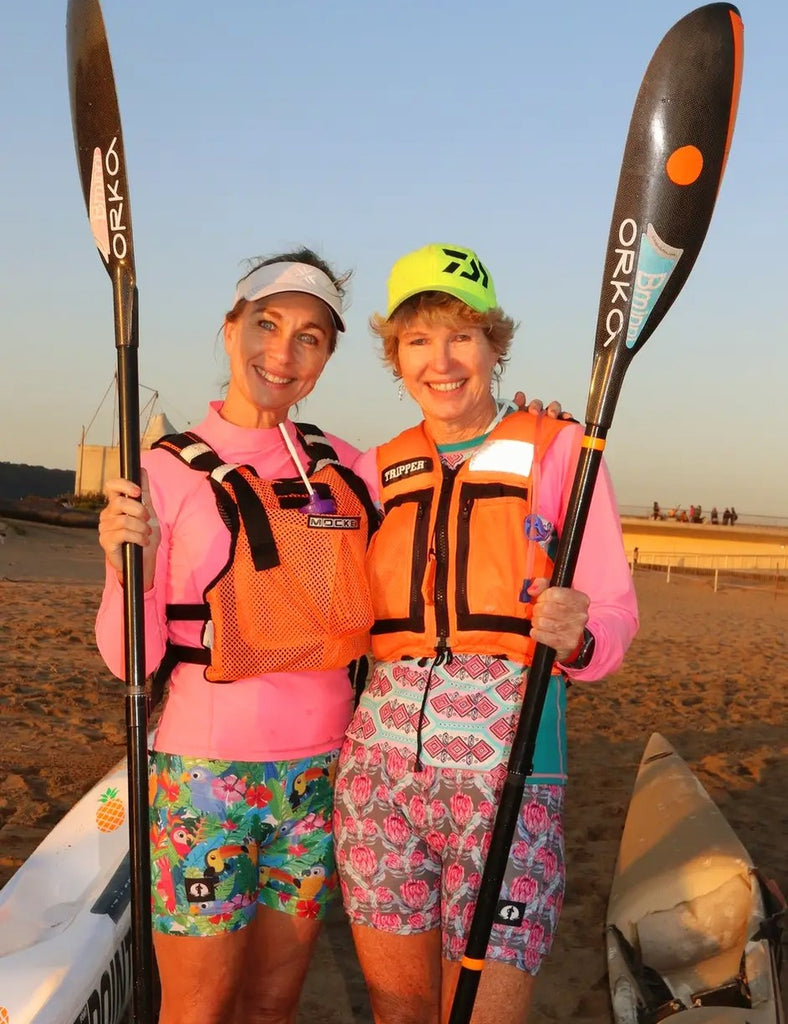 High Waist Funky Pants - Pink Protea