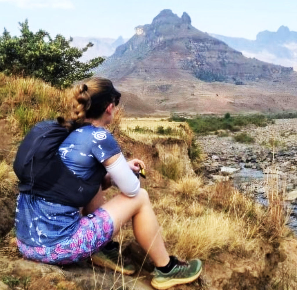 High Waist Funky Pants - Pink Protea