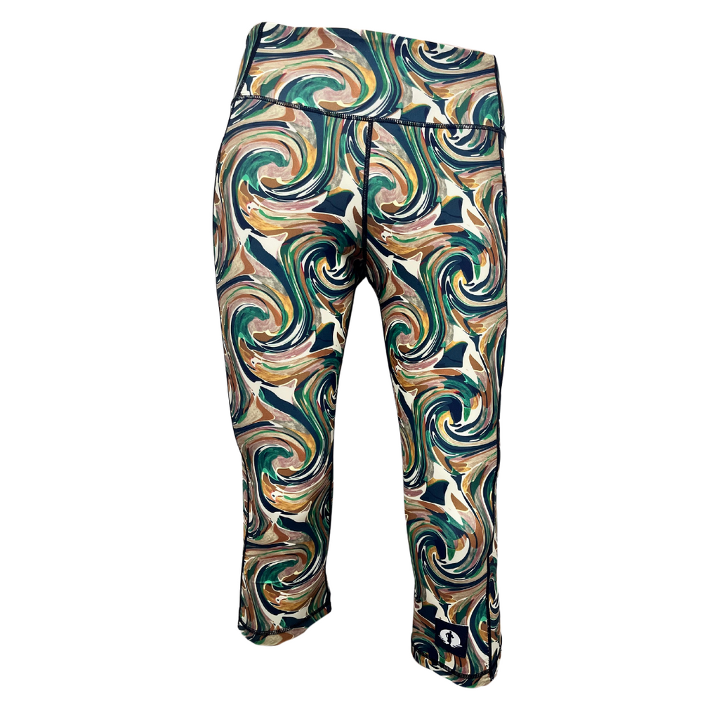 High Waist Funky 3/4 Leggings - Rooted Rings