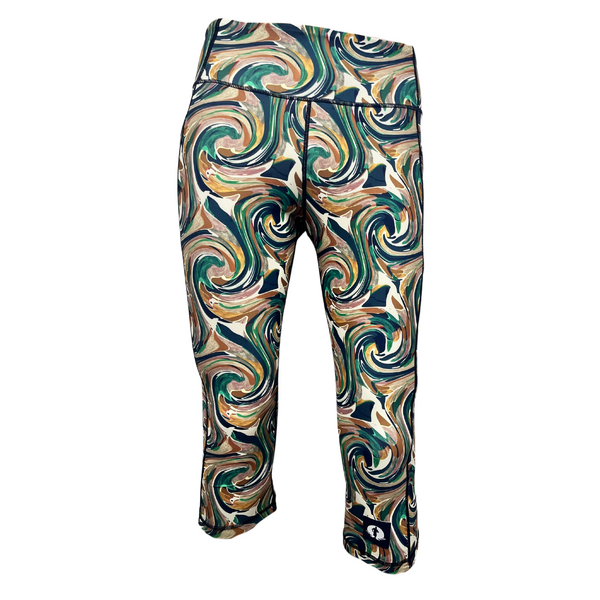 High Waist Funky 3/4 Leggings - Rooted Rings