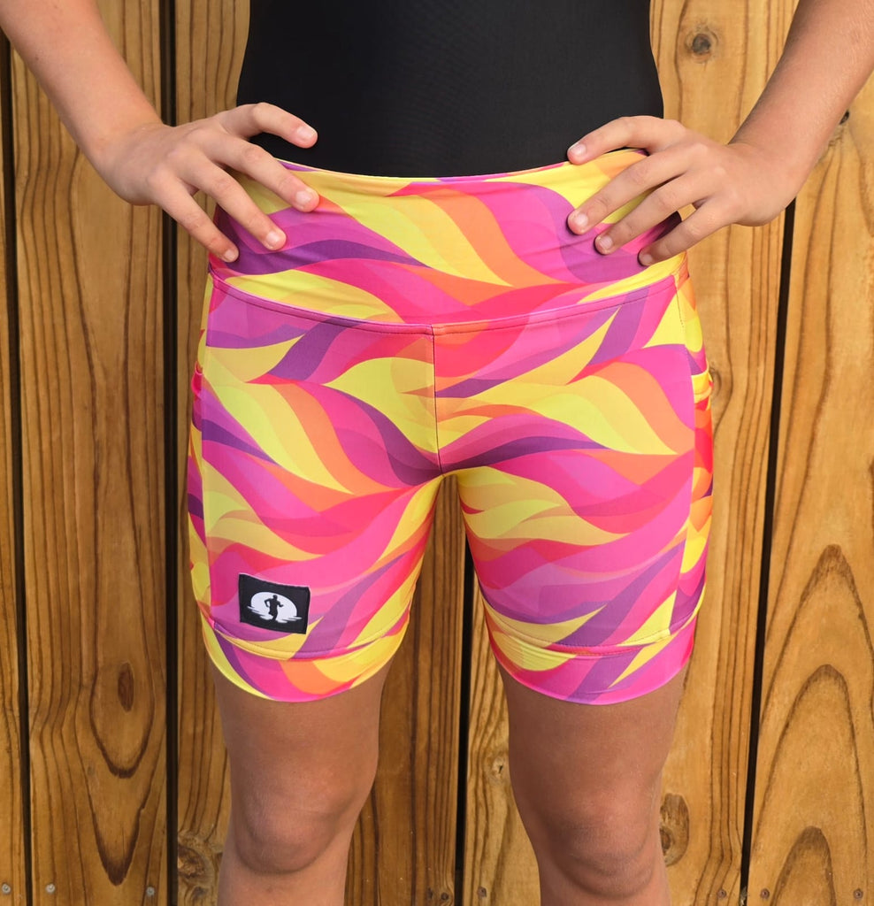 High Waist Funky Pants - She's On Fire