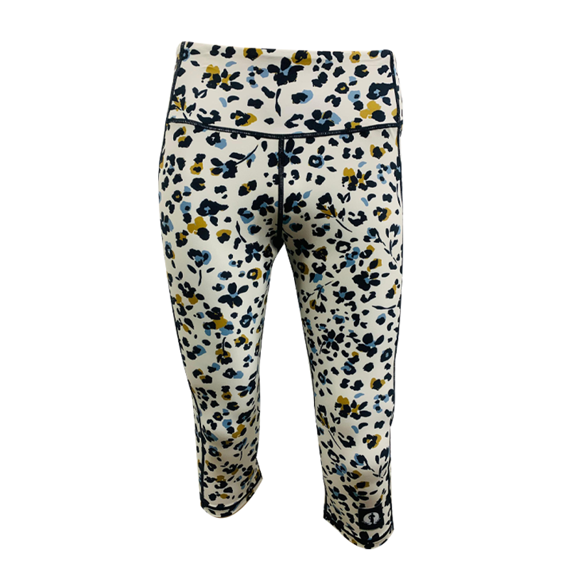 High Waist Funky 3/4 Leggings - Tiny Treasures