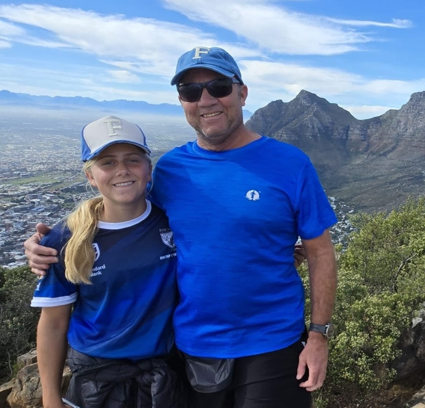 A Race T-Shirt - Electric Blue Melange