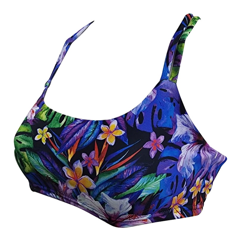 Funky Bikini Top - Hibiscus