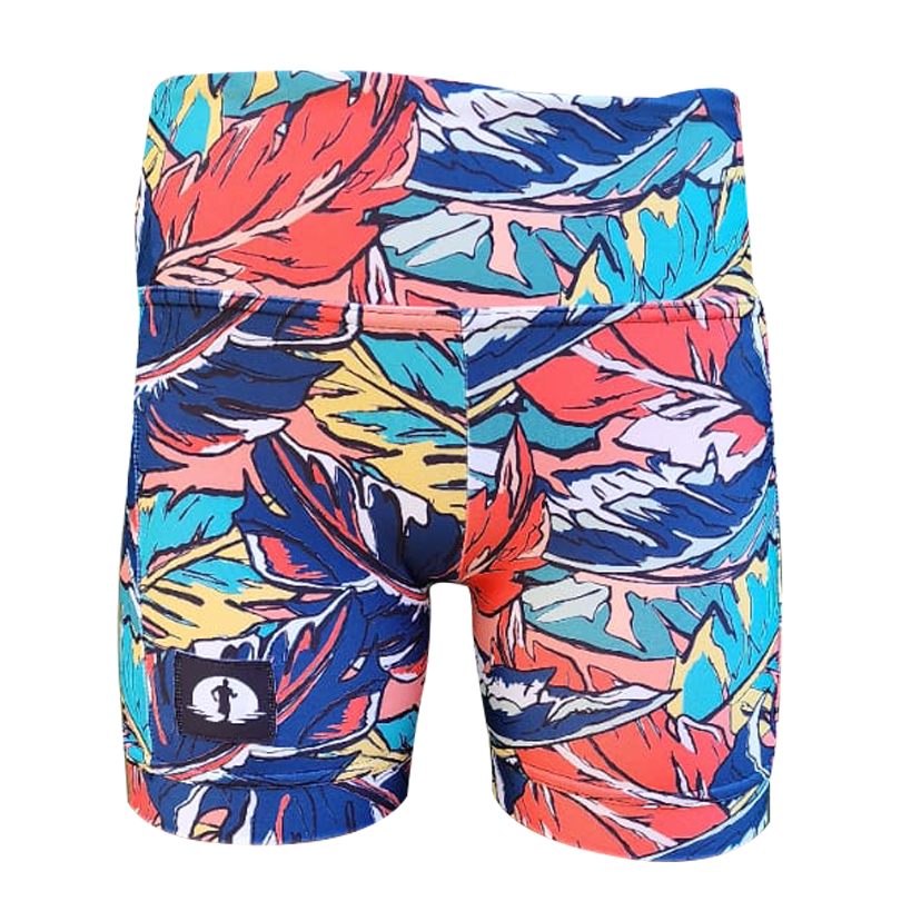 Kids High Waist Funky Pants - New Leaf