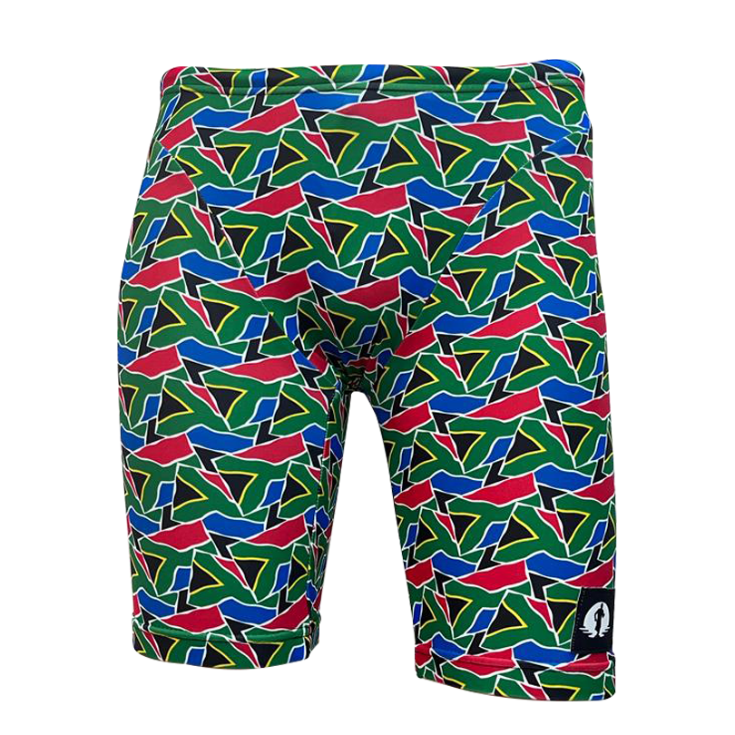 Men's Swim Jammer - SA Flag