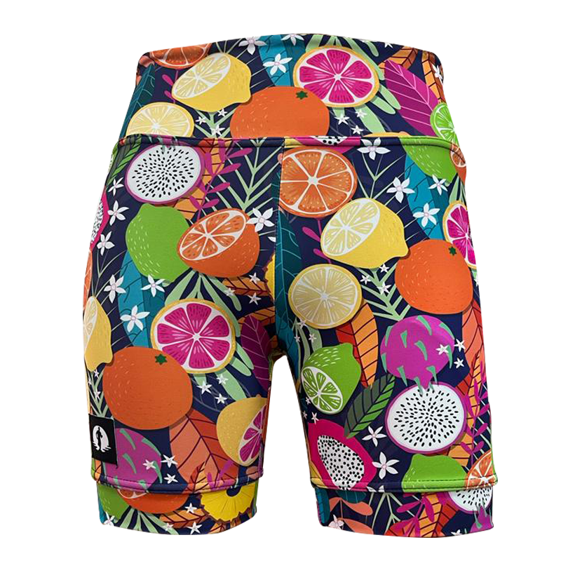 High Waist Funky Pants - Fruity
