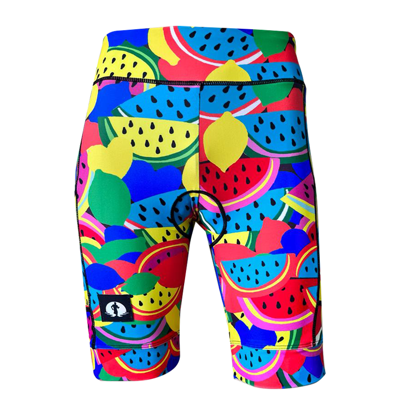 High Waist LADIES Cycling Shorts - Melons