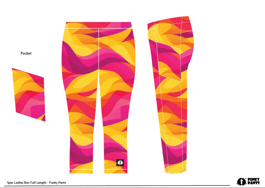 High Waist Full Length - She's On Fire (PRE-ORDER)SPAR WOMENS RACE 2026