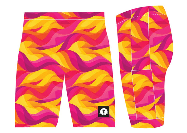 High Waist Funky Pants - She's On Fire
