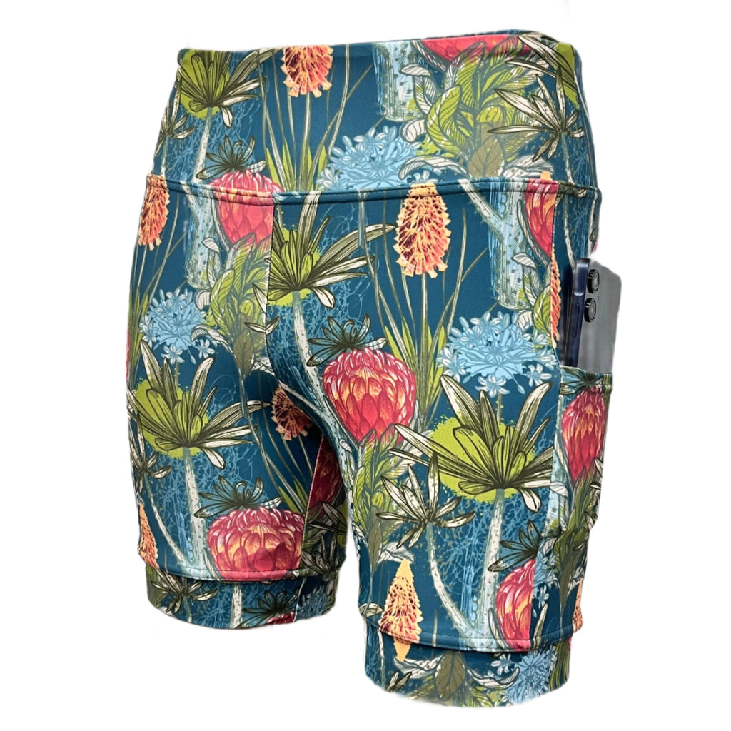 High Waist Funky Pants - Wild Flower