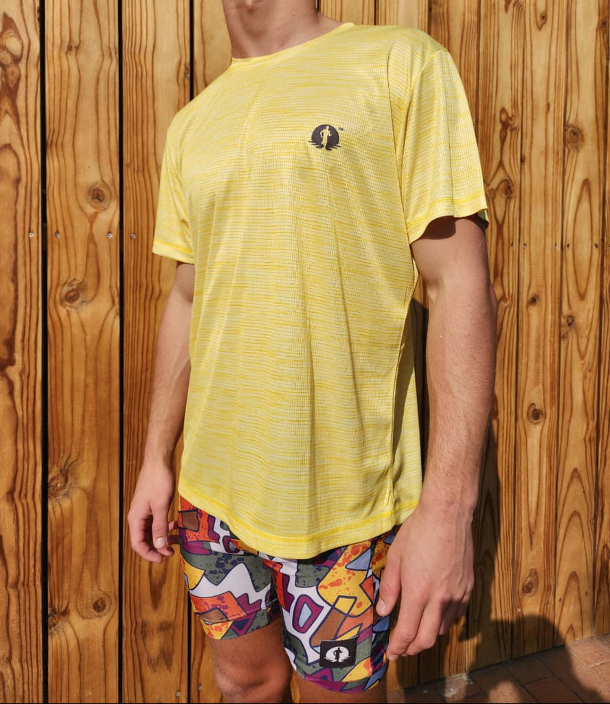 A Race T-Shirt - Yellow Melange