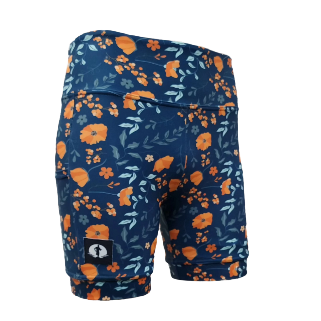 High Waist Funky Pants - Orange Blossom