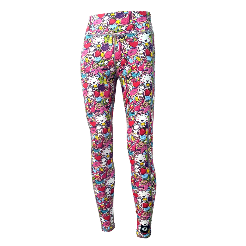 High Waist Full Length - Girl Power