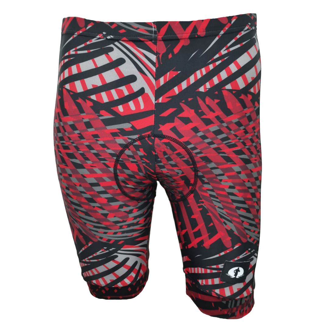 Mens red 2025 cycling shorts