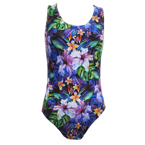 A Funky Full Cozzie Power back - Hibiscus