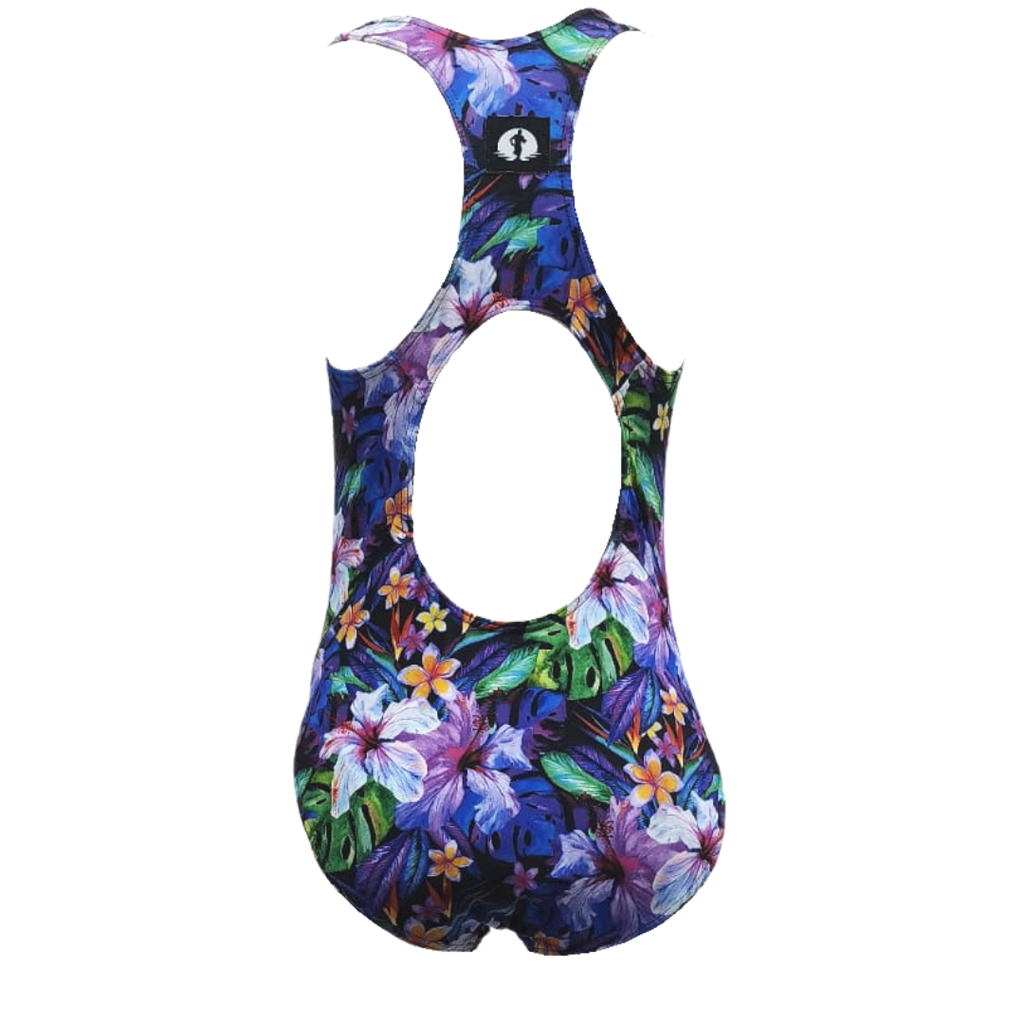 A Funky Full Cozzie Power back - Hibiscus