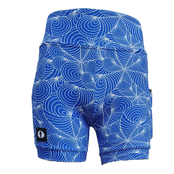 High Waist Funky Pants - Fresh Blue