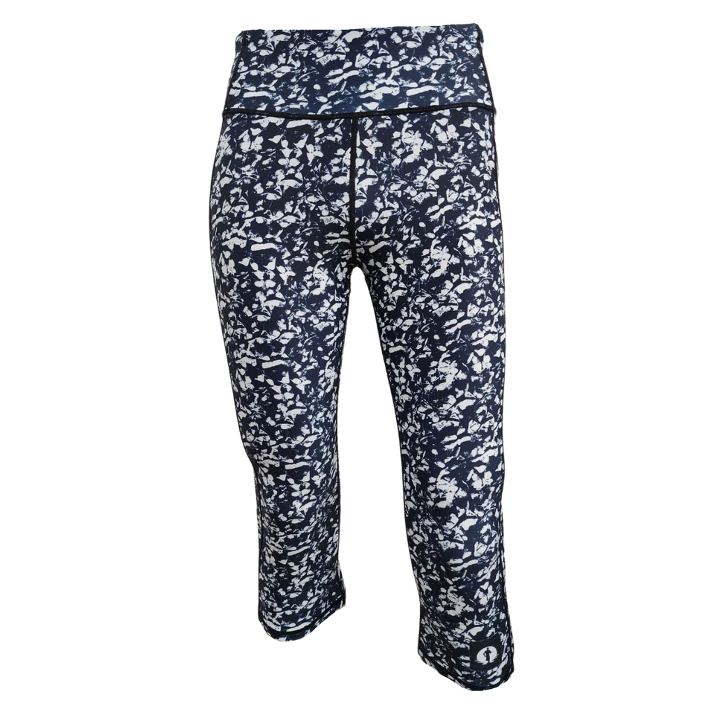 High Waist Funky 3/4 Leggings - Creased