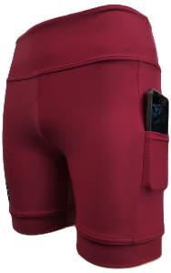 High Waist Funky Pants - Maroon