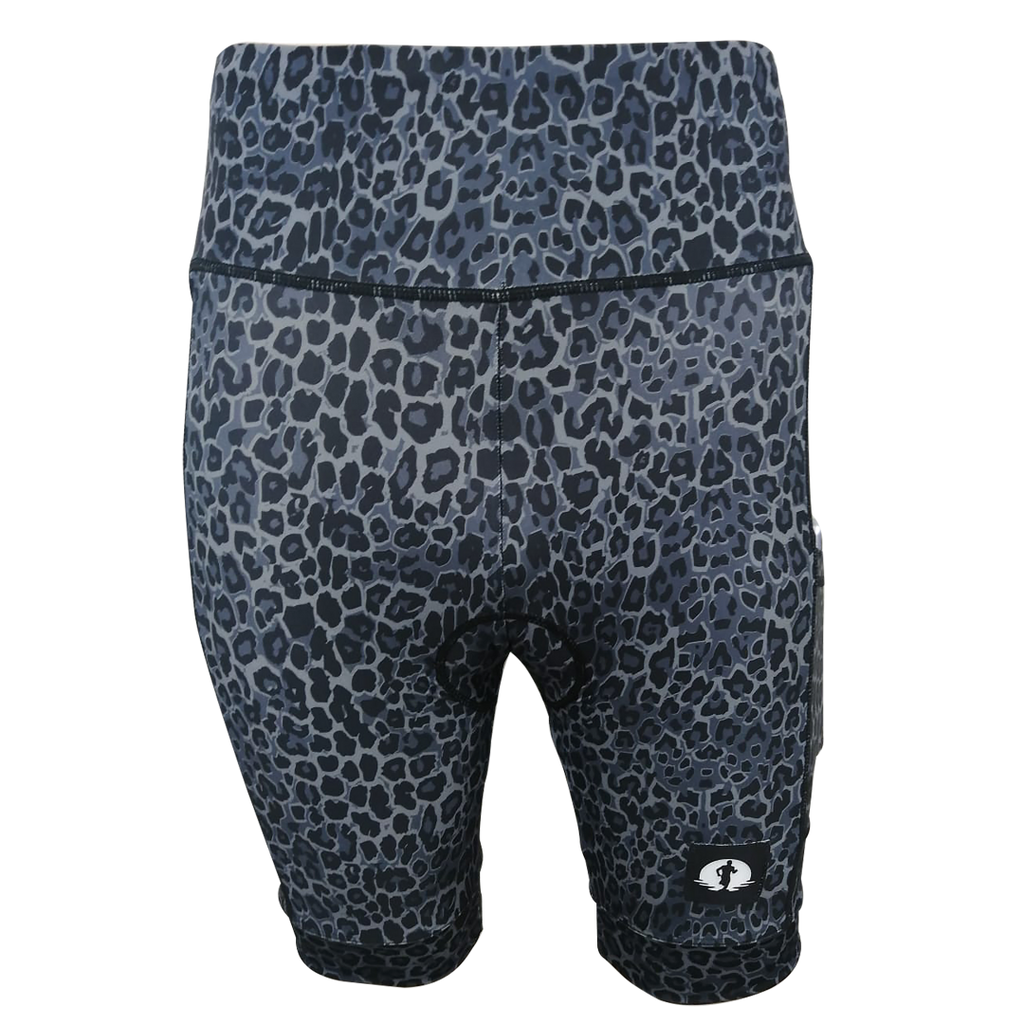 High Waist LADIES Cycling Shorts - Animal Spots