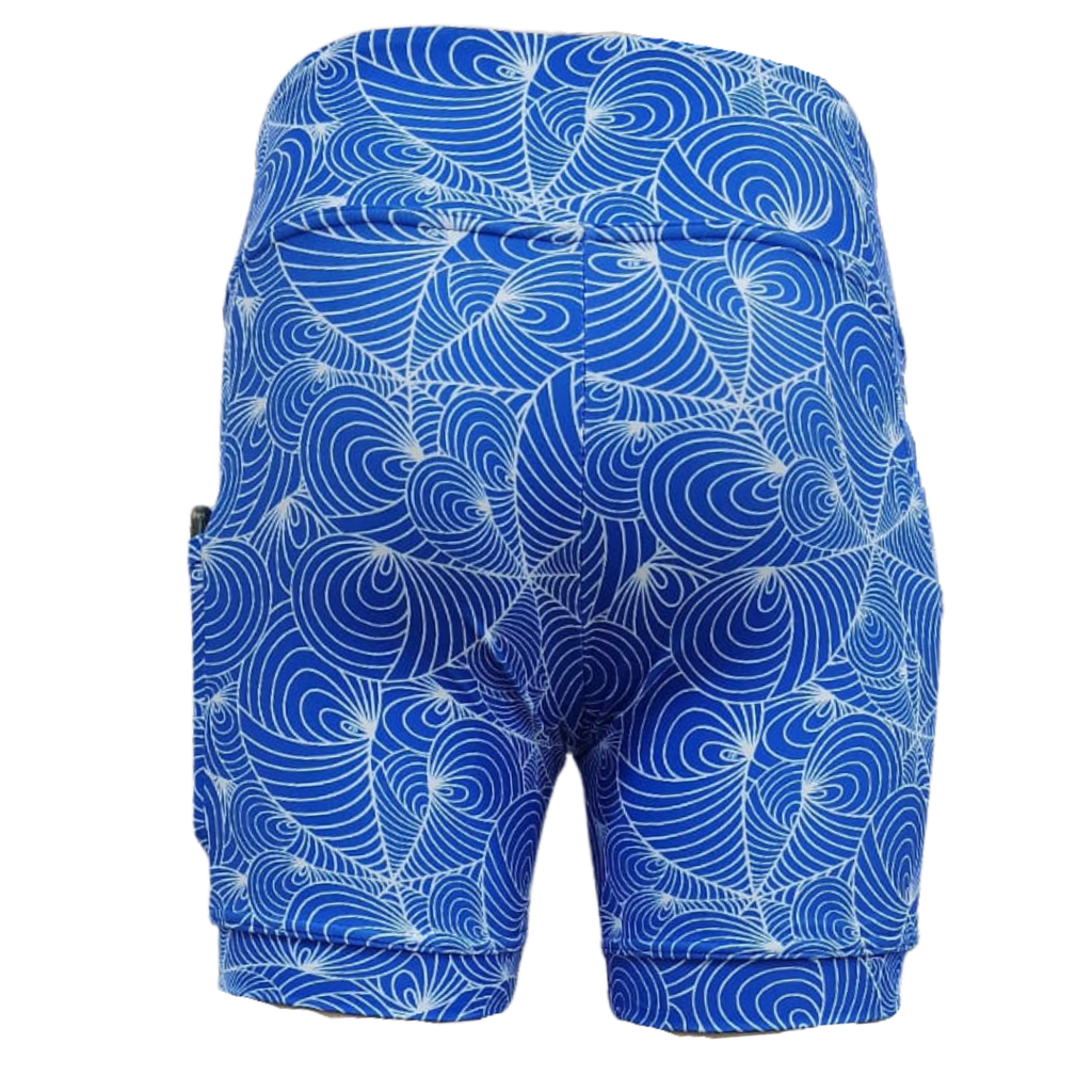 High Waist Funky Pants - Fresh Blue