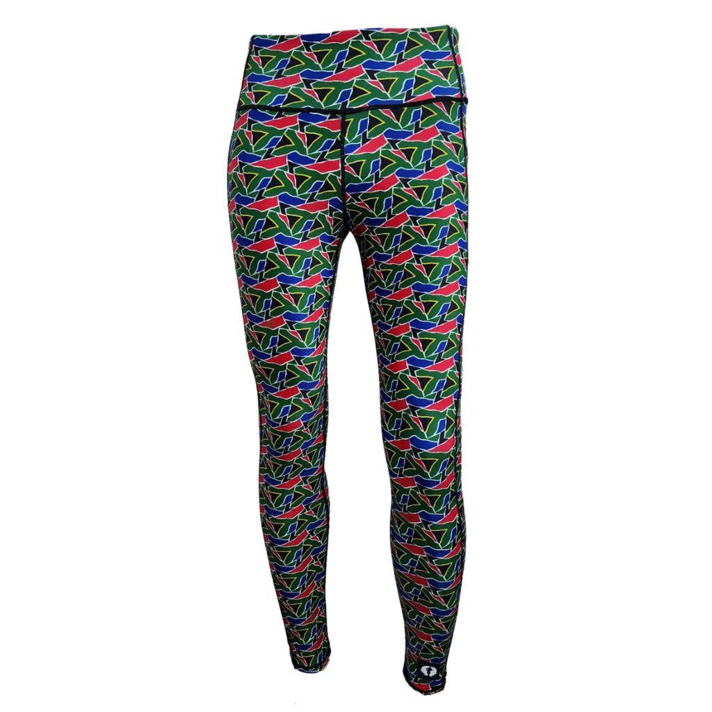 High Waist Full Length - SA Flag