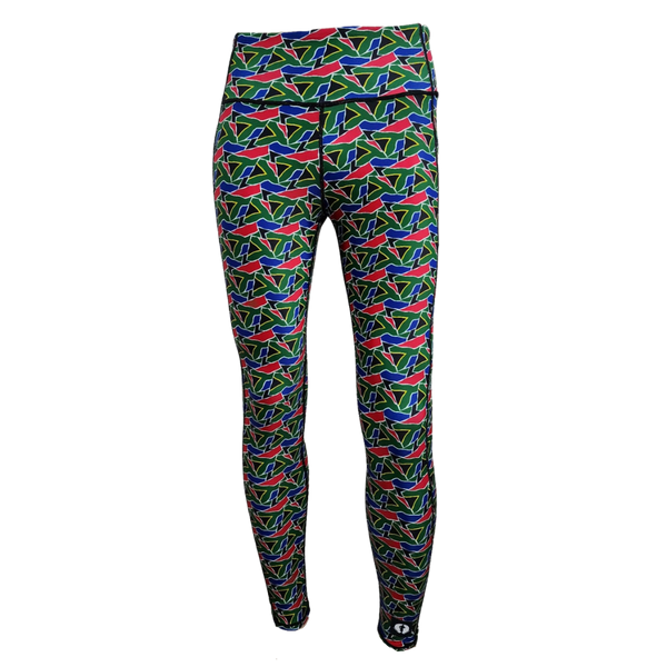 High Waist Full Length - SA Flag