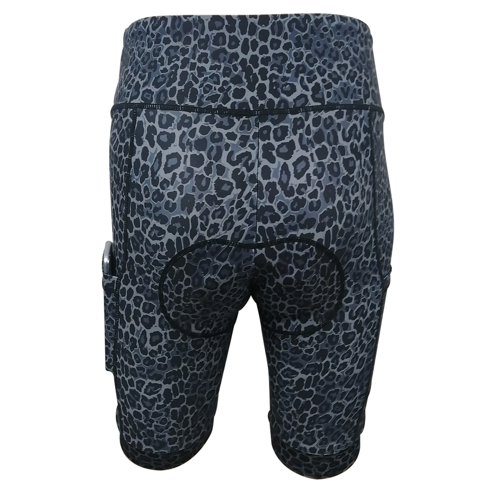 High Waist LADIES Cycling Shorts - Animal Spots