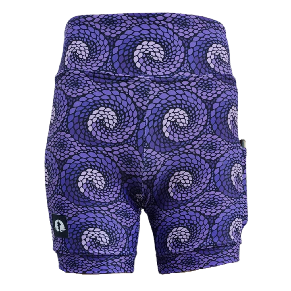 High Waist Funky Pants - Purple People Eater