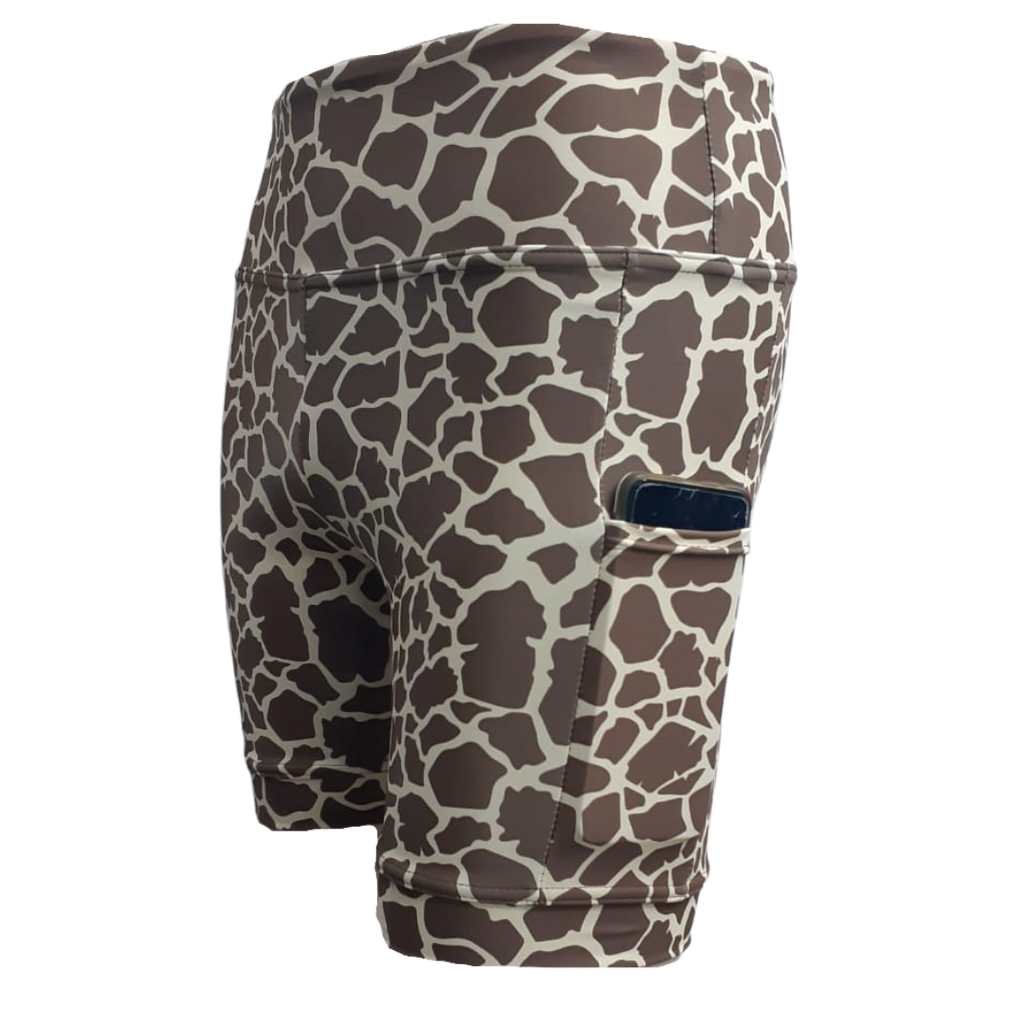 High Waist Funky Pants - Giraffe