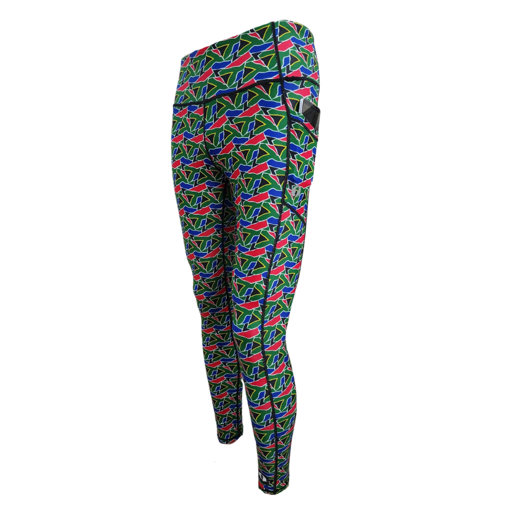 High Waist Full Length - SA Flag