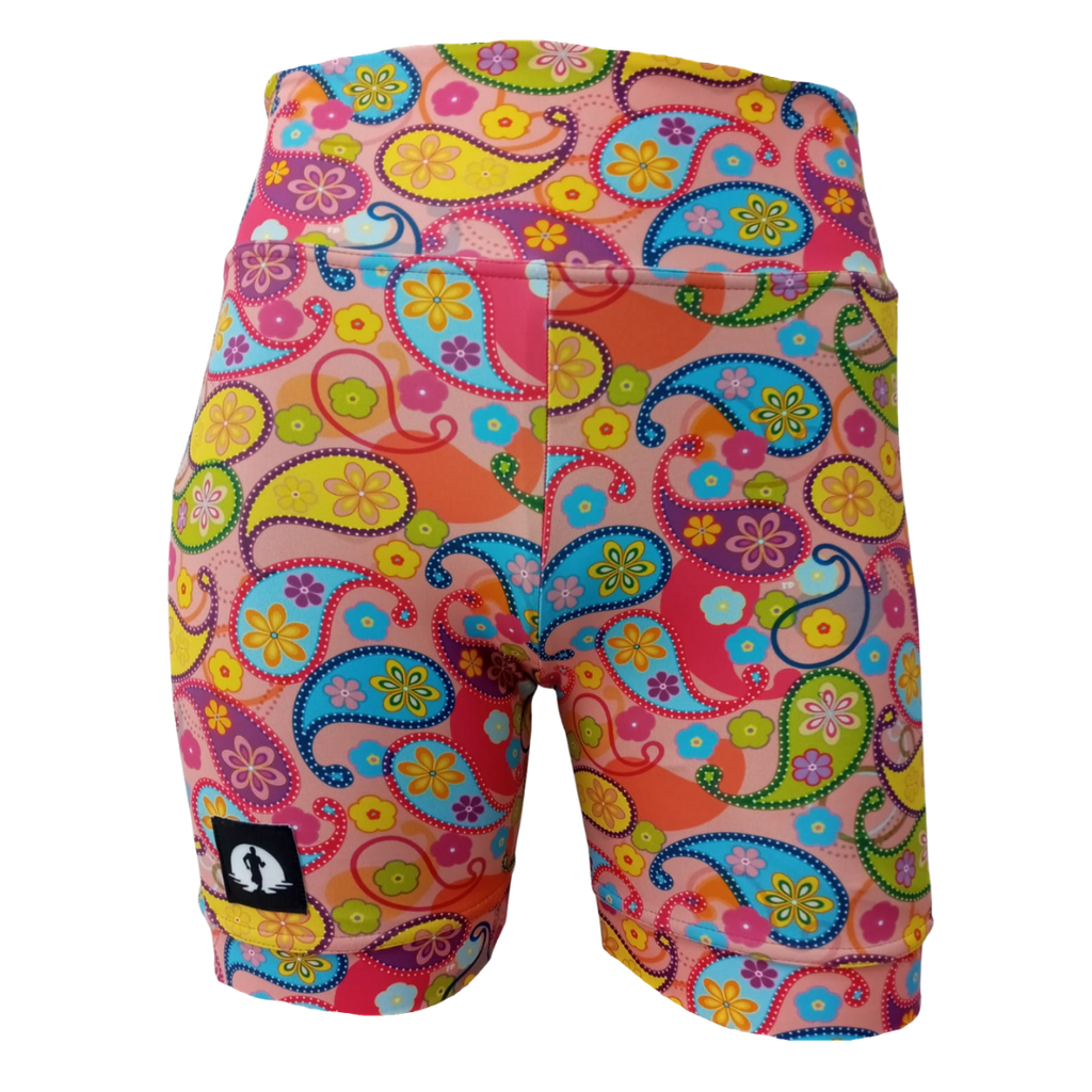 High Waist Funky Pants - Paisley